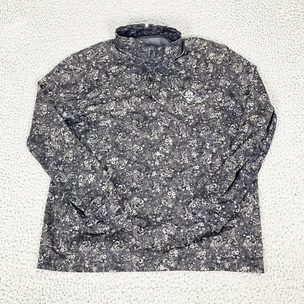Under Armour Pullover Mens Large‎ Gray 1/4 Zip Camo Long Sleeve Performance